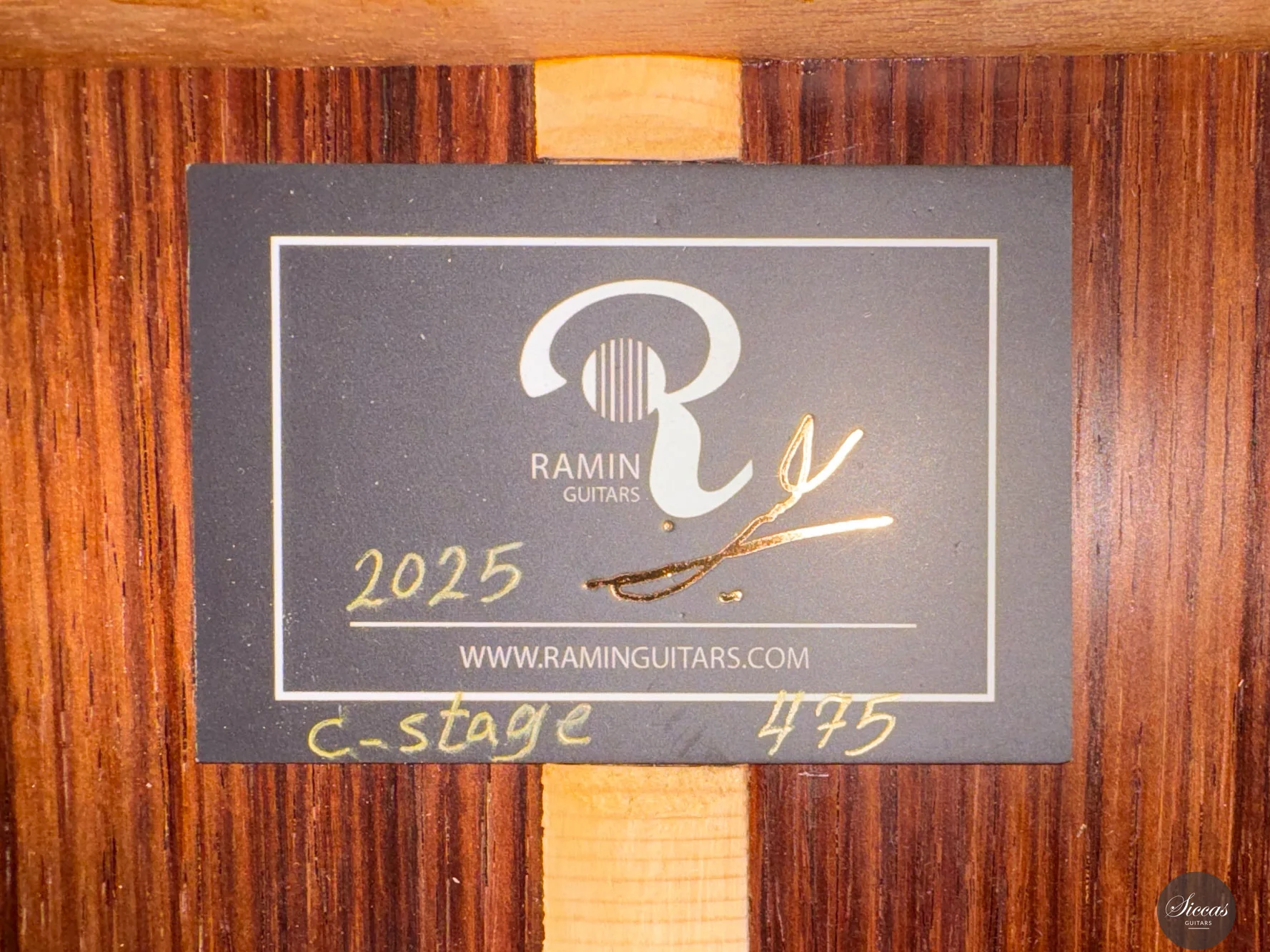 Ramin Fallah - 2025 - Spruce/Amazon rosewood C-Stage No.475 - Image 25