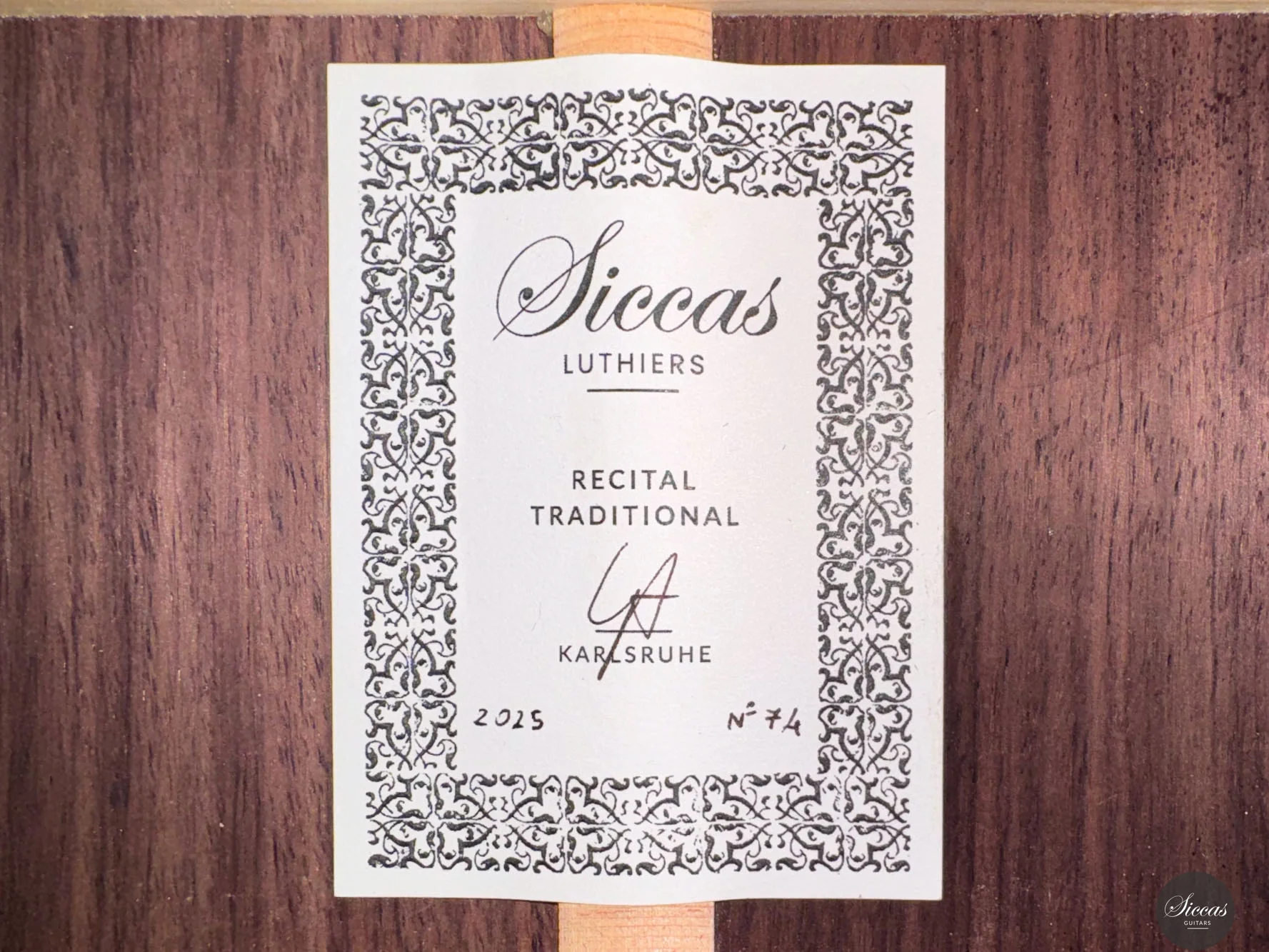 Siccas Luthiers - Recital Traditional Spruce 63 cm - Image 32